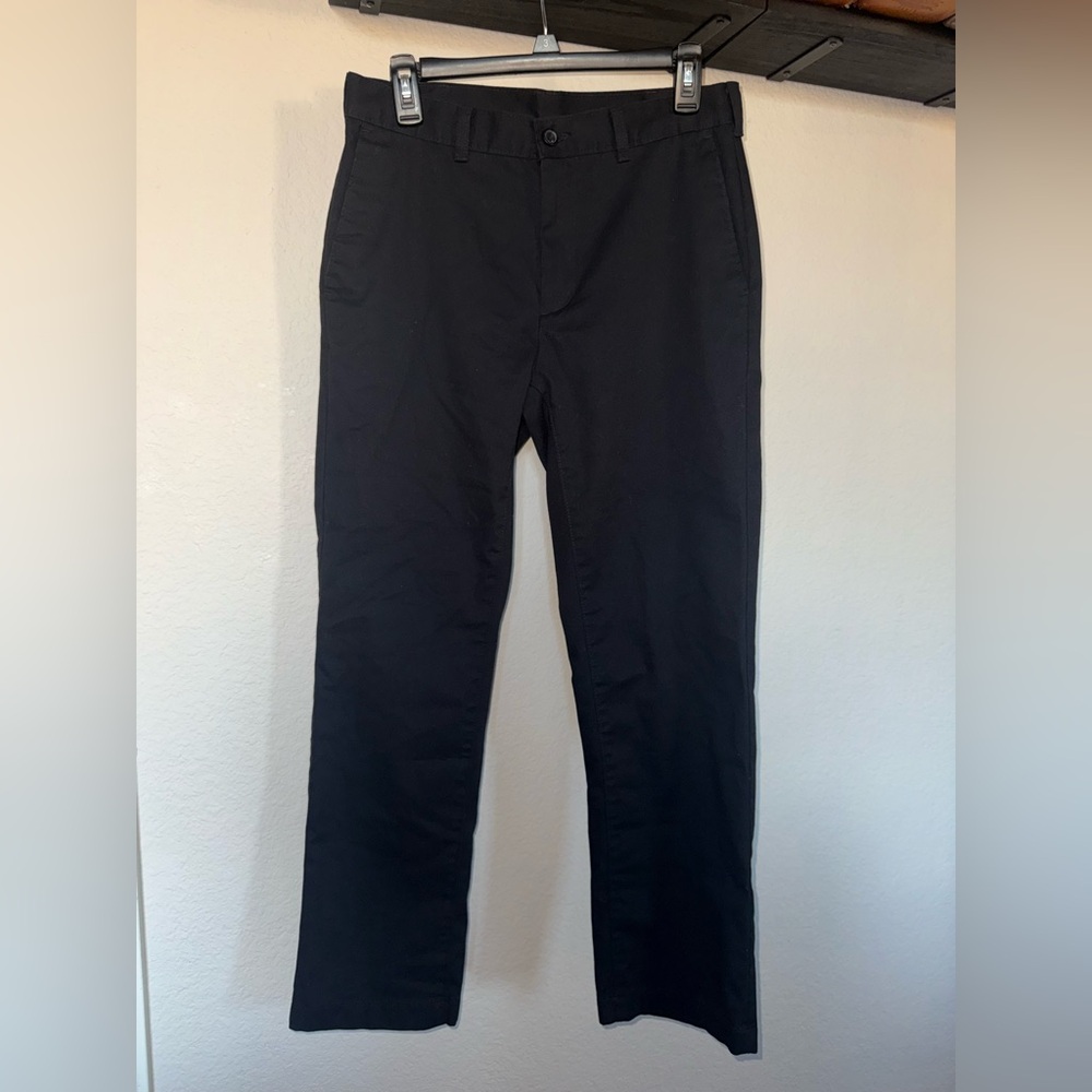 George Men's Black Slacks